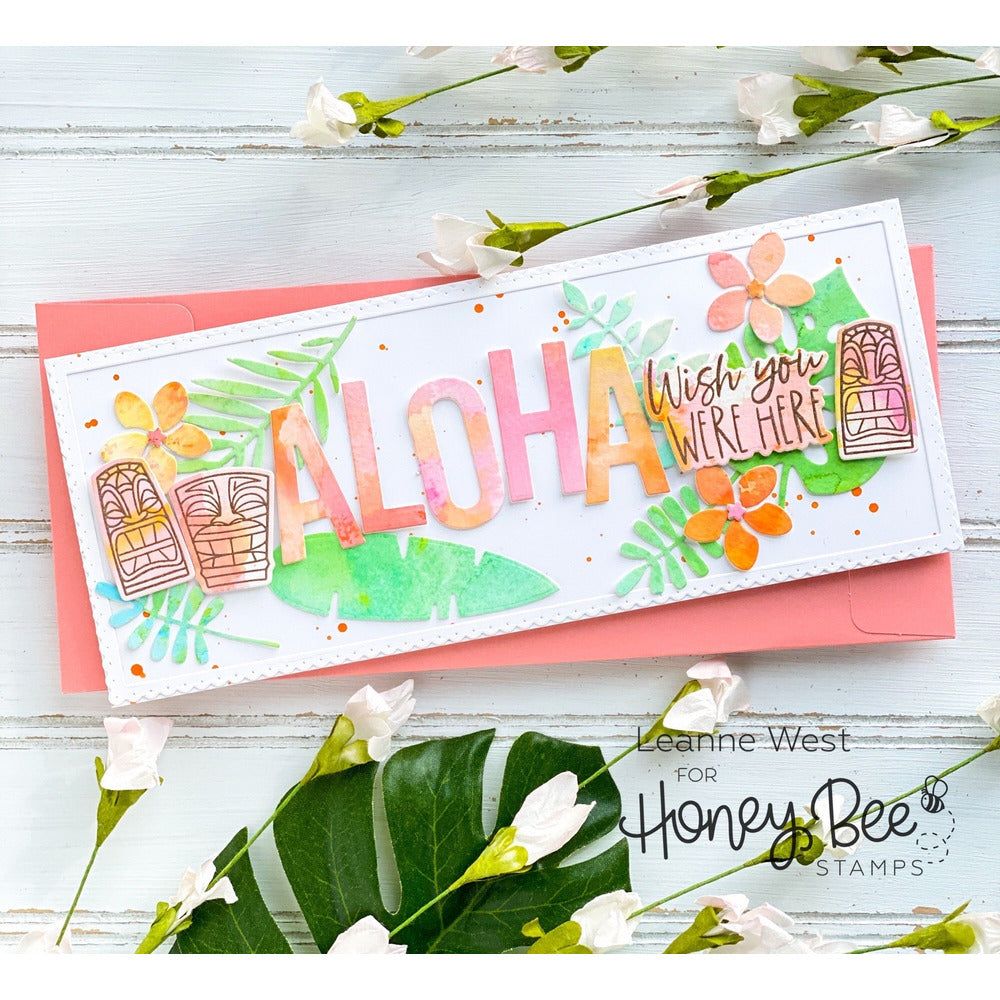 Luau - 4x6 Stamp Set - Retiring - Honey Bee Stamps