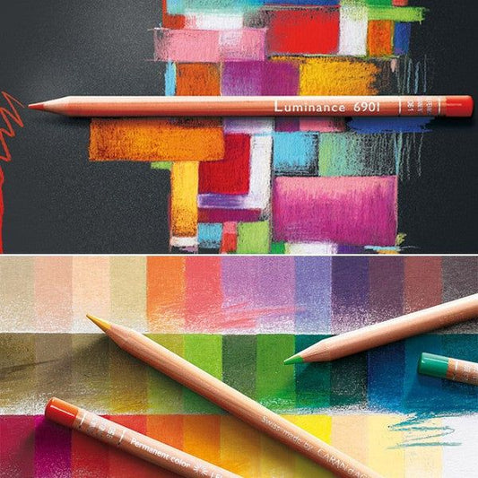 Luminance Colored Pencils 6901 by Caran D'Ache - Choose Your Color - Honey Bee Stamps