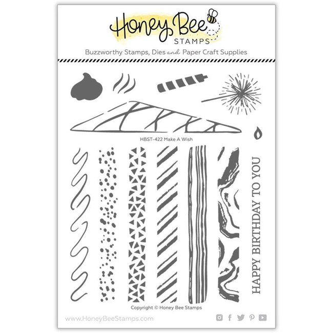 Make A Wish - 5x6 Stamp Set - Retiring - Honey Bee Stamps
