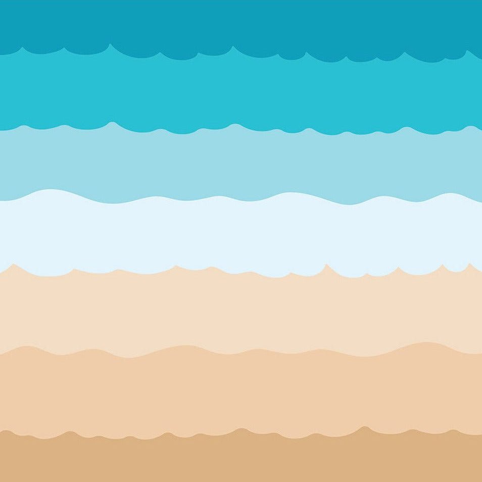 Makin' Waves Long Border - Honey Cuts - Stand - Alone Dies for Water, Waves, Clouds, Hills and More! - Honey Bee Stamps