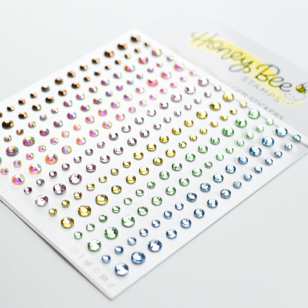 Marvelous Moments Gem Stickers - 210 Count - Honey Bee Stamps