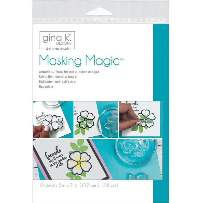 Masking Magic 5x7 - 12 Sheets by Gina K - Honey Bee Stamps