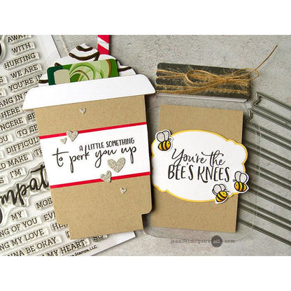 Mason Jar Card - Honey Cuts - Honey Bee Stamps