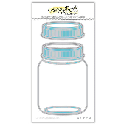 Mason Jar Vase - Honey Cuts - Stand - Alone Dies - Honey Bee Stamps