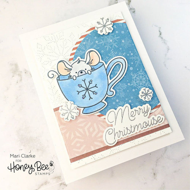 Merry Little Mice - 6x8 Stamp set - Honey Bee Stamps