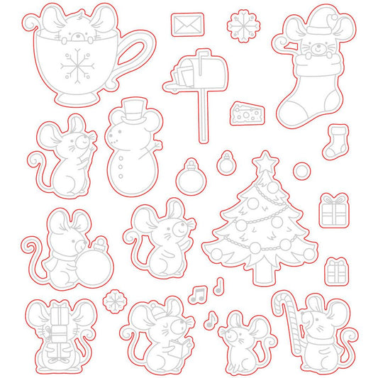 Merry Little Mice - Honey Cuts - Honey Bee Stamps