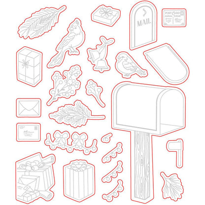 Merry Mail - Honey Cuts - Coordinating Dies - Honey Bee Stamps