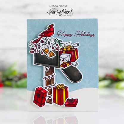 Merry Mail - Honey Cuts - Coordinating Dies - Honey Bee Stamps