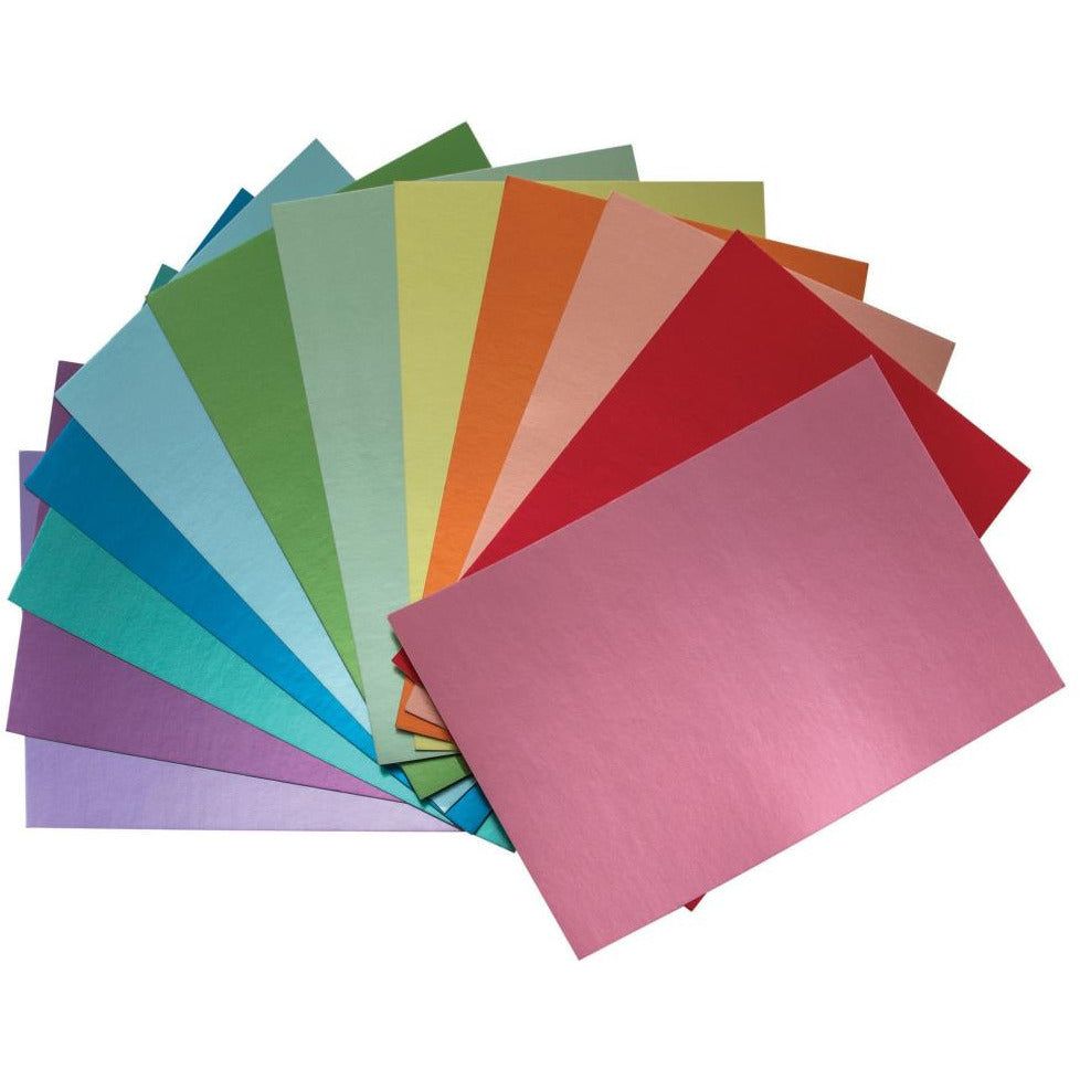 Metallic Colors Collection Kraft Stock by Tim Holtz 6" x 9" - 24/Pkg - Honey Bee Stamps