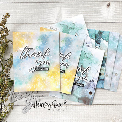 Miss You Big Time - 6x8 Photopolymer Stamp Set - Honey Bee Stamps