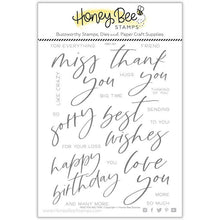 Miss You Big Time - 6x8 Stamp Set - Honey Bee Stamps