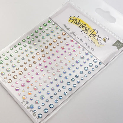 Modern Spring - Gem Stickers - 210 Count - Honey Bee Stamps