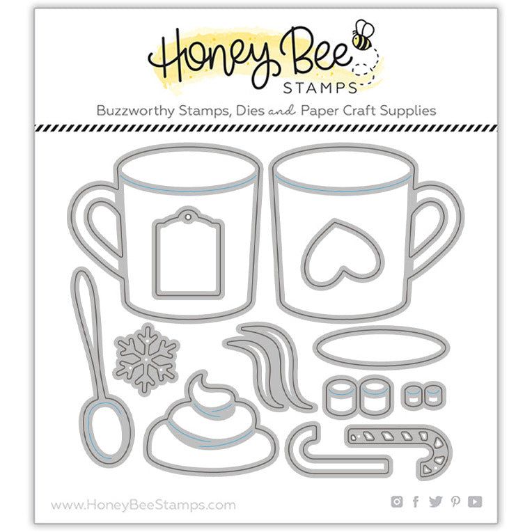 Mugs & Kisses - Honey Cuts - Stand - Alone Dies - Honey Bee Stamps