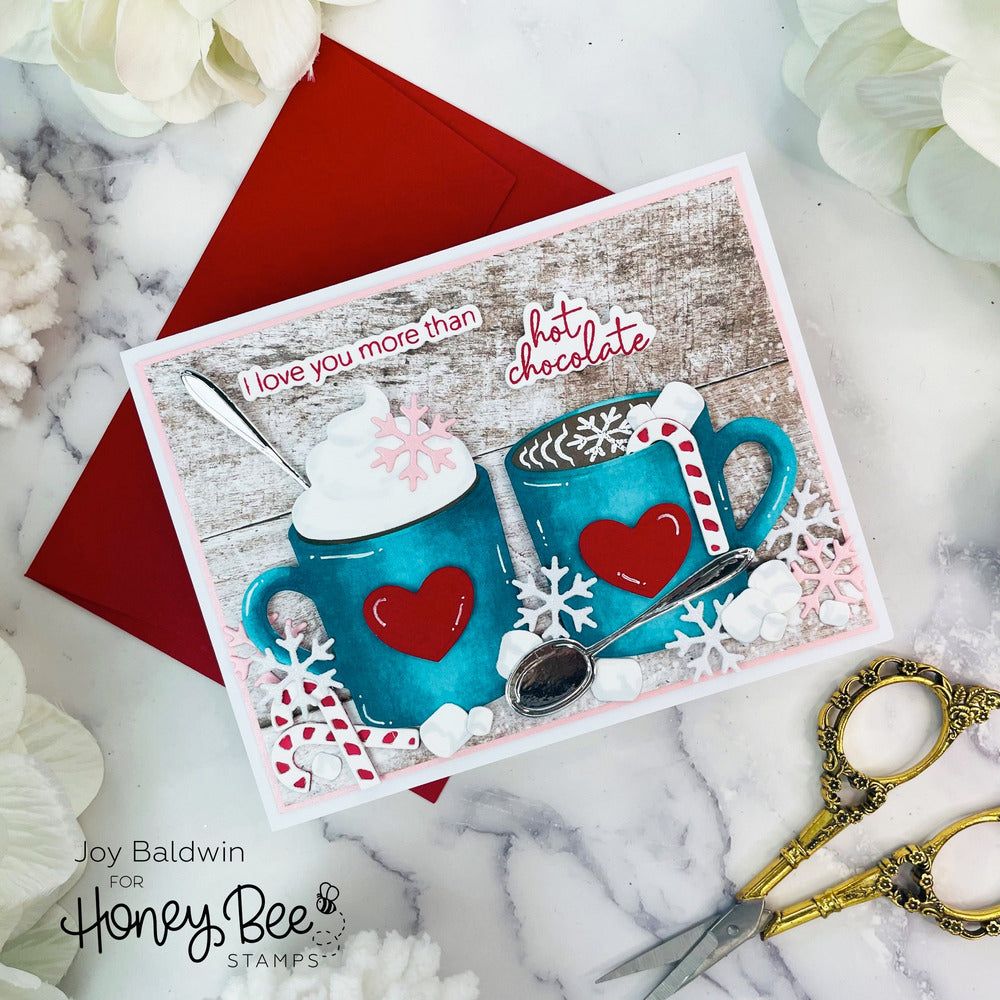 Mugs & Kisses - Honey Cuts - Stand - Alone Dies - Honey Bee Stamps