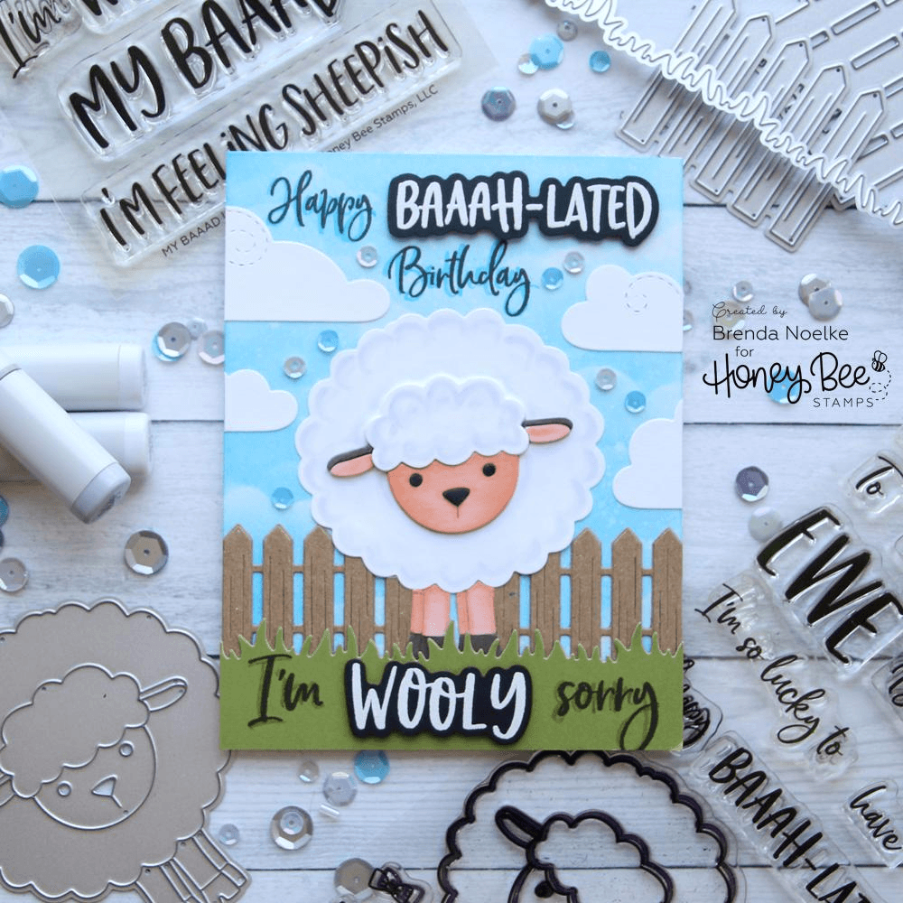 My Baaad - 3x4 Stamp Set - RETIRING! - Honey Bee Stamps