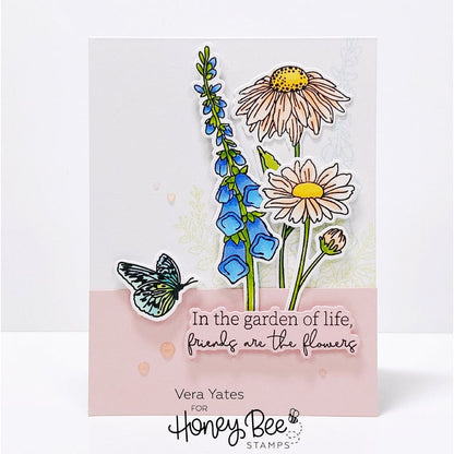 My Favorite Flower - 4x4 Stamp Set - Honey Bee Stamps