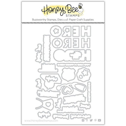 My Hero - Honey Cuts - Retiring - Honey Bee Stamps
