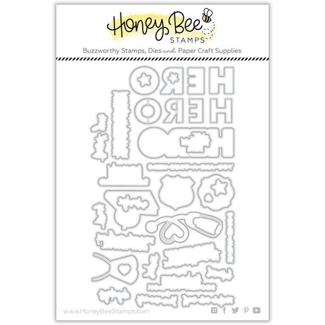 My Hero - Honey Cuts - Retiring - Honey Bee Stamps