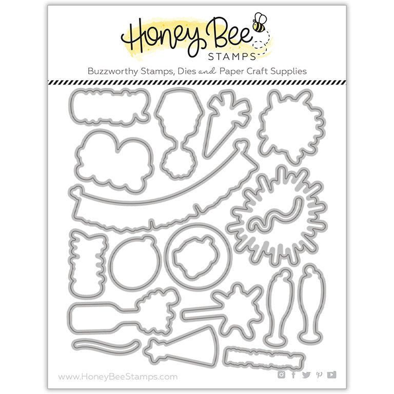 New Year Cheers - Honey Cuts - Coordinating Dies - Retiring - Honey Bee Stamps