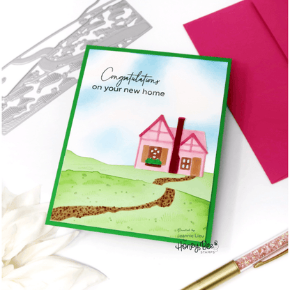 No Place Like Home - 4x6 Photopolymer Stamp Set - Honey Bee Stamps