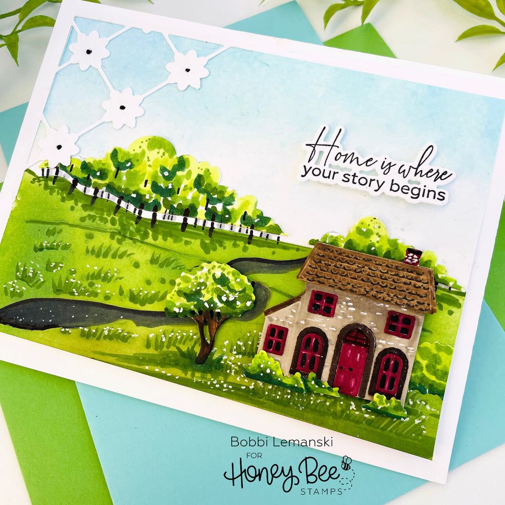 No Place Like Home - Honey Cuts - Coordinating Dies - Honey Bee Stamps