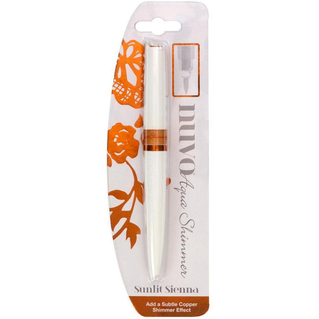 Nuvo Aqua Shimmer Pen - Sunlit Sienna - Honey Bee Stamps
