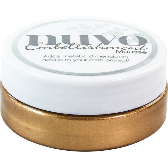 Nuvo Embellishment Mousse - Cosmic Brown - Honey Bee Stamps