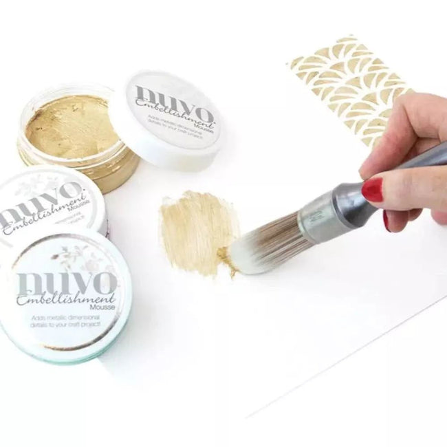 Nuvo Embellishment Mousse - Mother of Pearl - Honey Bee Stamps