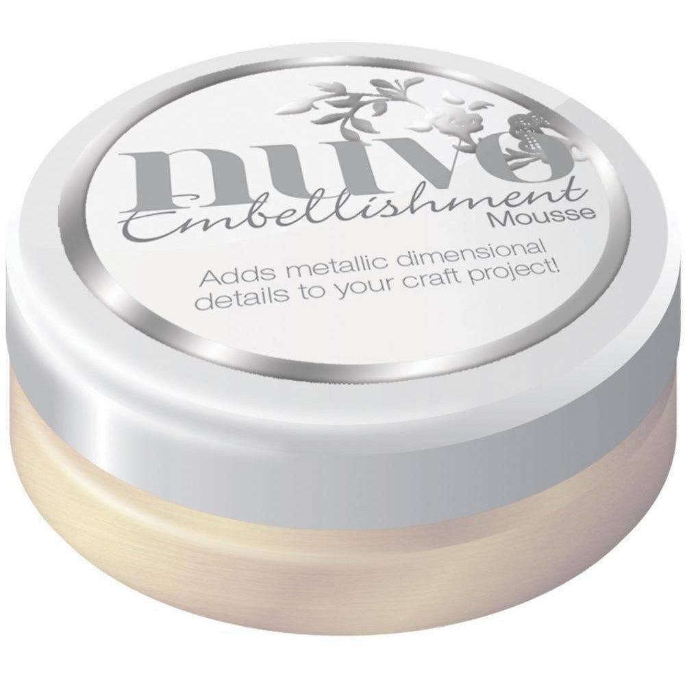 Nuvo Embellishment Mousse - Mother of Pearl - Honey Bee Stamps