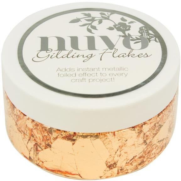 Nuvo Gilding Flakes - Sunkissed Copper - Honey Bee Stamps