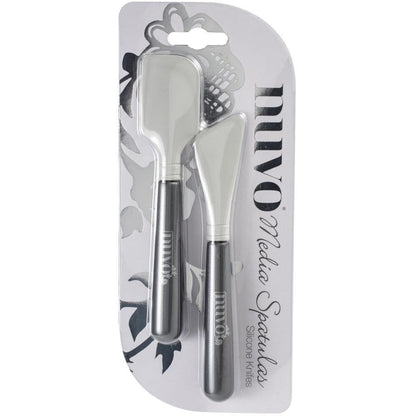 Nuvo Media Silicone Spatulas or Palette Knife - 2 Pack - Honey Bee Stamps