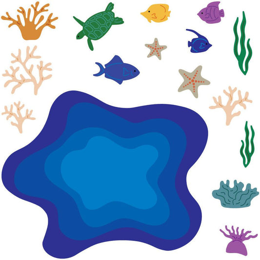 Ocean Deep Scene Builder - Honey Cuts - Stand - Alone Dies - Honey Bee Stamps