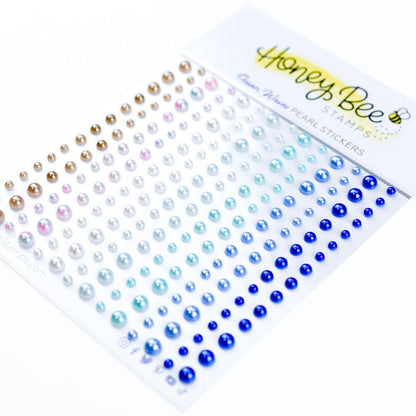 Ocean Waves - Pearl Stickers - 210 Count - Honey Bee Stamps