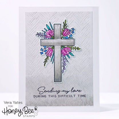 Old Rugged Cross - 6x8 Photopolymer Stamp Set - Honey Bee Stamps