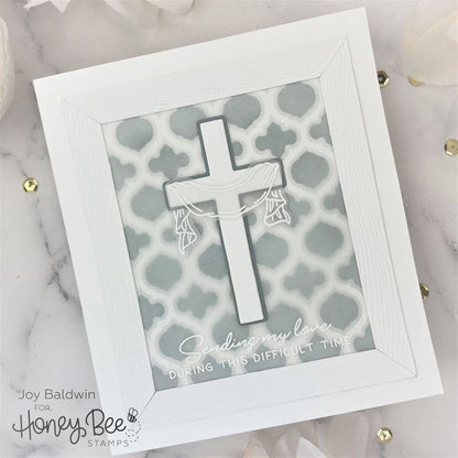 Old Rugged Cross - 6x8 Photopolymer Stamp Set - Honey Bee Stamps