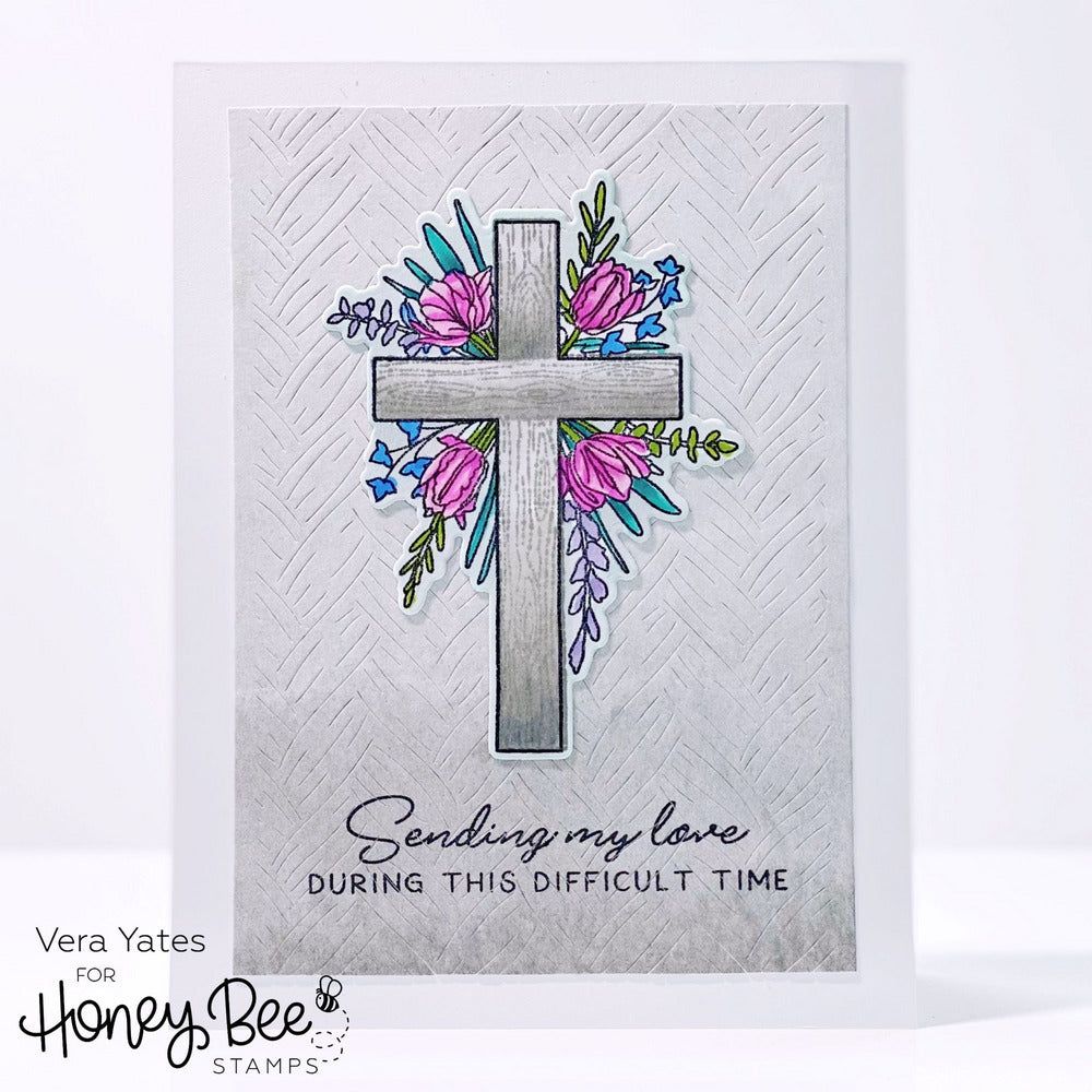 Old Rugged Cross - Honey Cuts - Coordinating Dies - Honey Bee Stamps