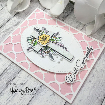 Old Rugged Cross - Honey Cuts - Coordinating Dies - Honey Bee Stamps