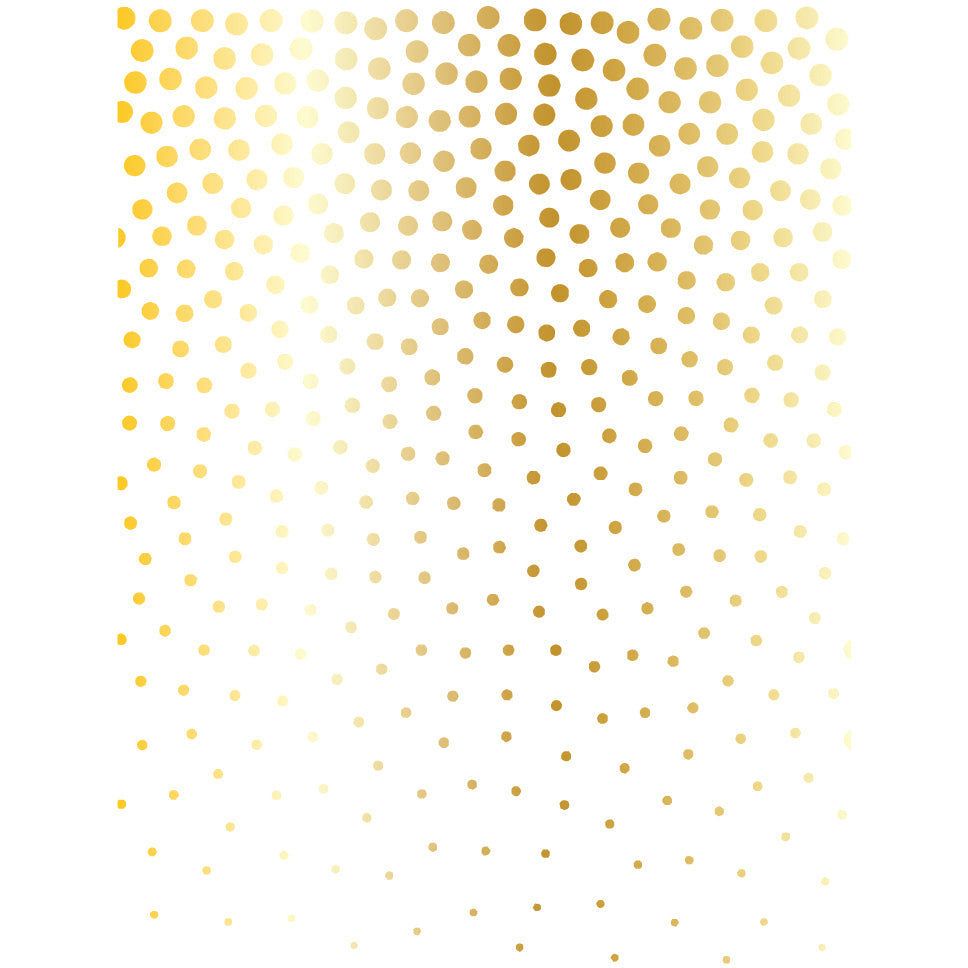 Ombre Dots - A2 Hot Foil and Letter Press Plate - Honey Bee Stamps