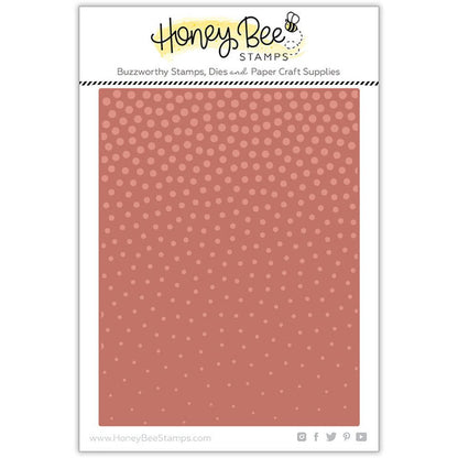 Ombre Dots - A2 Hot Foil and Letter Press Plate - Honey Bee Stamps