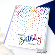Ombre Dots - A2 Hot Foil Plate - Honey Bee Stamps