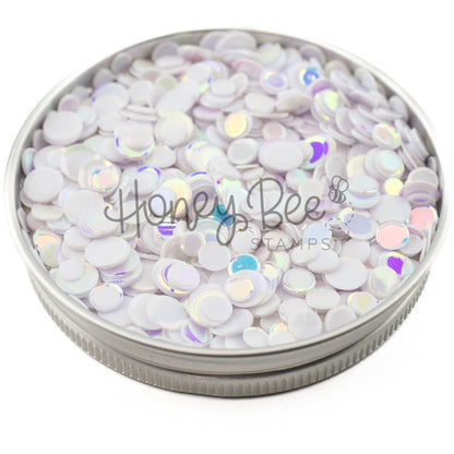 Opals - White Iridescent Confetti Mix - Honey Bee Stamps