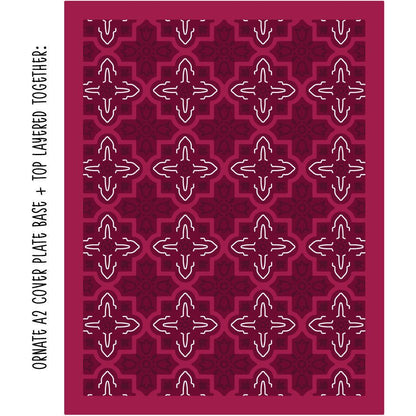 Ornate A2 Cover Plate Top - Honey Cuts - Stand - Alone Dies - Honey Bee Stamps