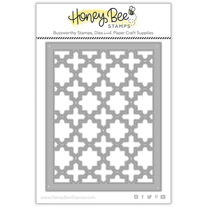 Ornate A2 Cover Plate Top - Honey Cuts - Stand - Alone Dies - Honey Bee Stamps