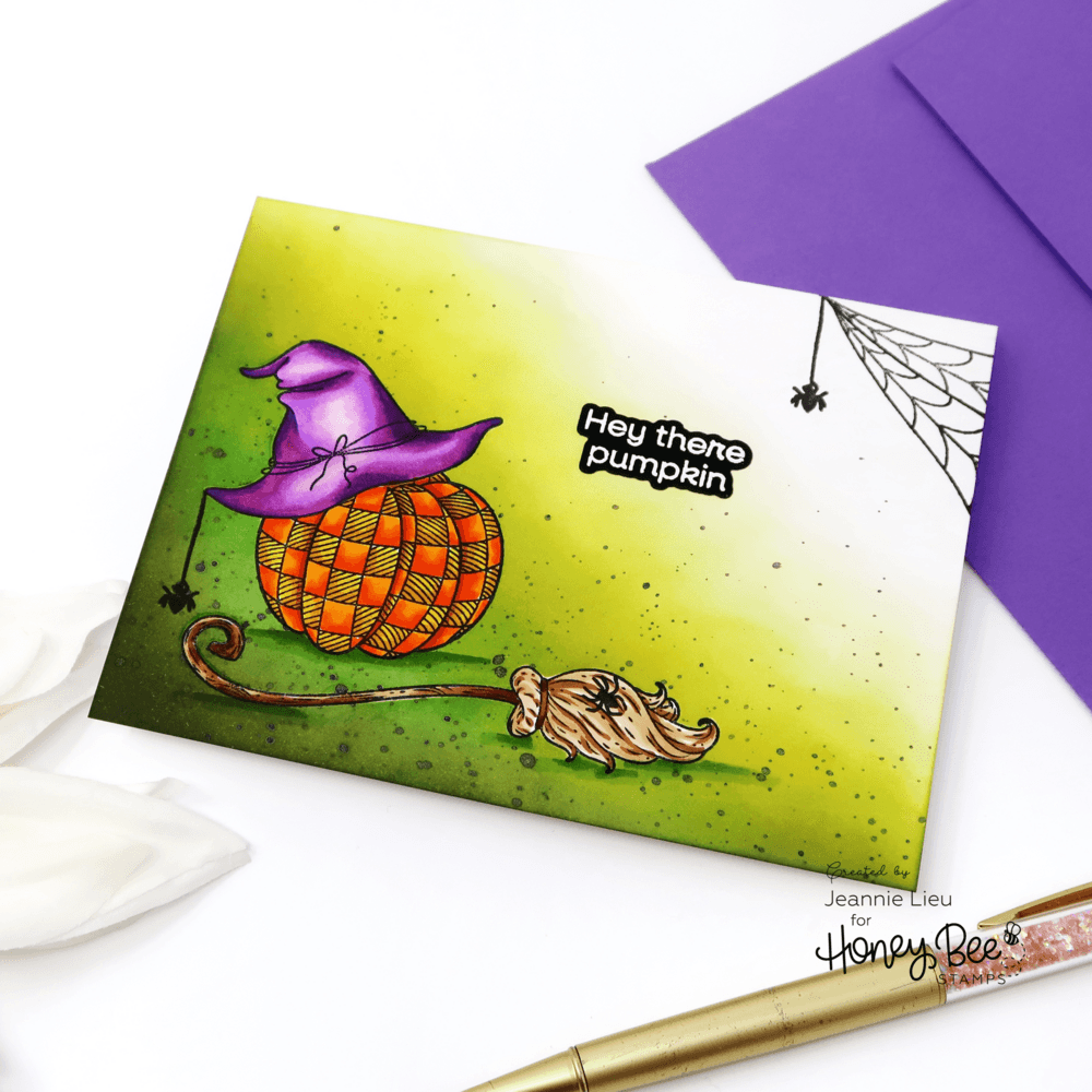 Painted Pumpkins - 4x5 Photopolymer Stamp Set - Honey Bee Stamps