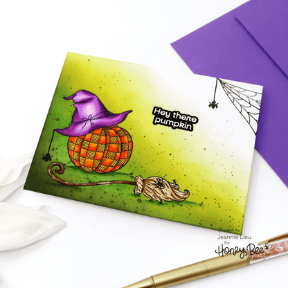 Painted Pumpkins - 4x5 Photopolymer Stamp Set - Honey Bee Stamps