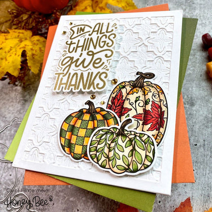 Painted Pumpkins - Honey Cuts - Coordinating Dies - Honey Bee Stamps