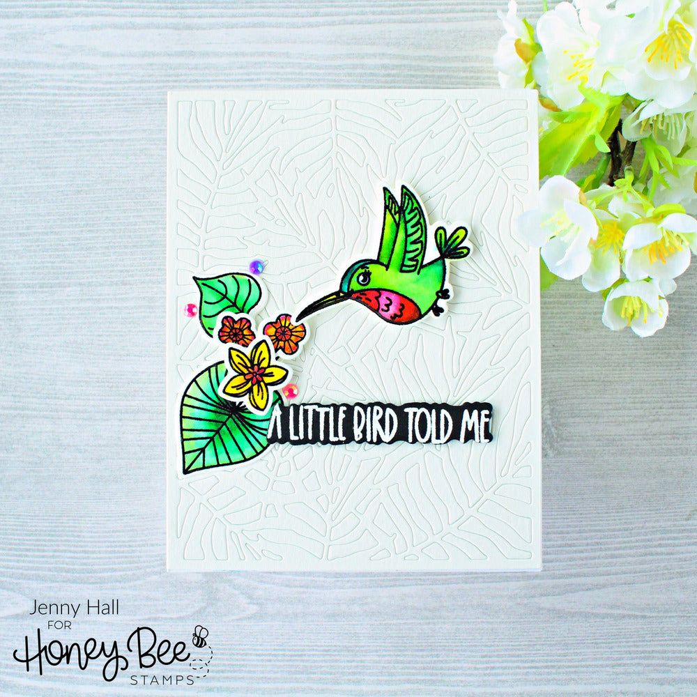 Palm Frond Cover Plate - Honey Cuts - Stand - Alone Dies - Retiring - Honey Bee Stamps