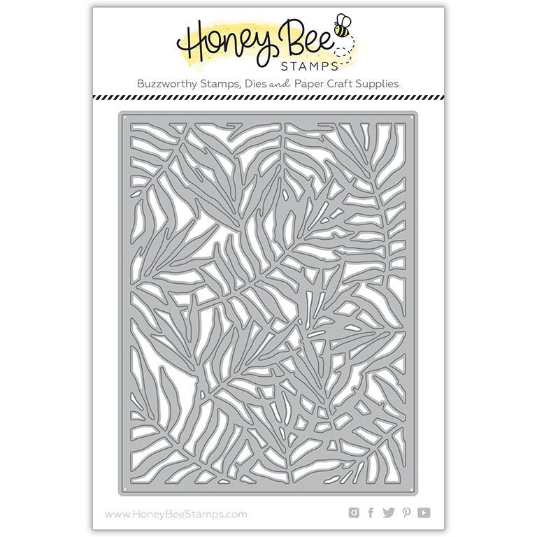 Palm Frond Cover Plate - Honey Cuts - Stand - Alone Dies - Retiring - Honey Bee Stamps
