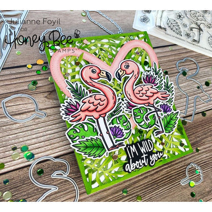 Palm Frond Cover Plate - Honey Cuts - Stand - Alone Dies - Retiring - Honey Bee Stamps