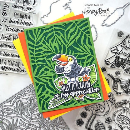 Palm Frond Cover Plate - Honey Cuts - Stand - Alone Dies - Retiring - Honey Bee Stamps